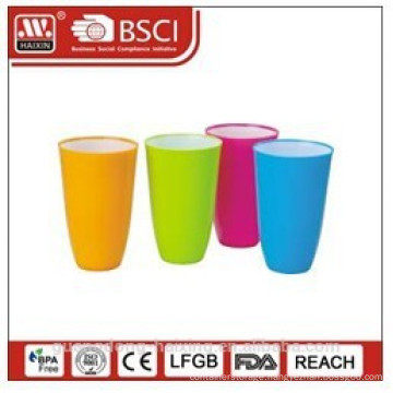 plastic bi-color water cup 0.65L